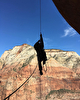 Nathan Brown adds Civil Disobedience to Angels Landing in Zion Canyon