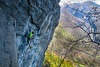 Pietro Bassotto (61) frees 'Mata Leao' (8c+) at Novalesa in Italy