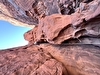 Mukatila established on Jebel Nassrani South in Wadi Rum, Jordan, by Nicole Berthod & Fay Manners