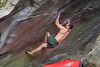 Adam Ondra flashes his fourth 8C boulder, Emotional Landscapes at Maltatal in Austria