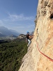 Pagliaccio Ridi sulla parete di Mandrea di Laghel (Arco)