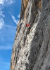 Simon Gietl establishes Kairos, new 'direttissima' on Piz de Lavarela (Dolomites)